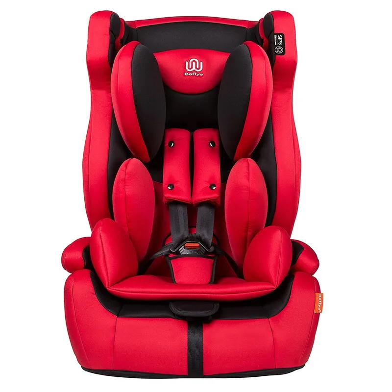 Bevlye child safety seat car baby car easy 9 months - 3-4-7-12 year old racing red 2018 racing red