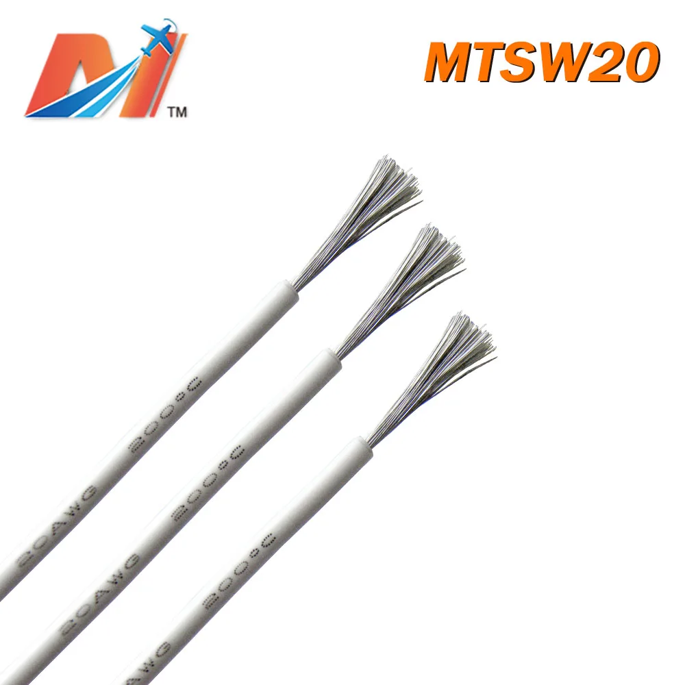 Maytech распродажа (1 метр) кремниевый провод питания AWG20 белого цвета|Силовая