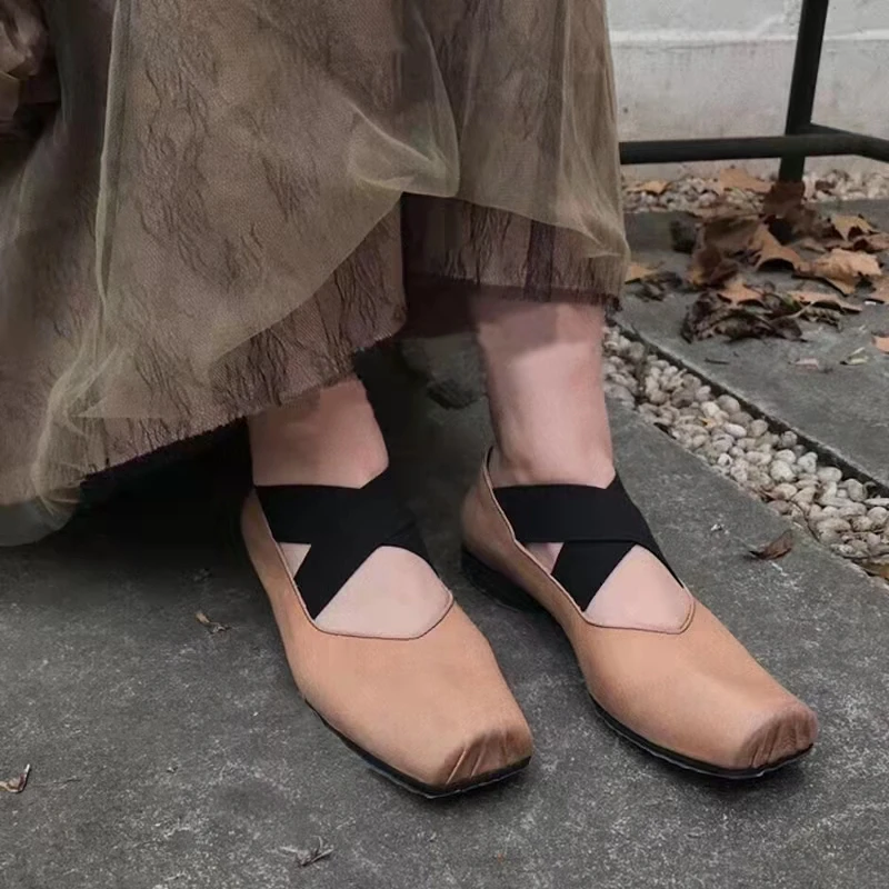 

Балетки uma dark в стиле ретро, женские туфли с перекрестными ремешками, с квадратным носком, в стиле Хепберн, Мэри Джейн