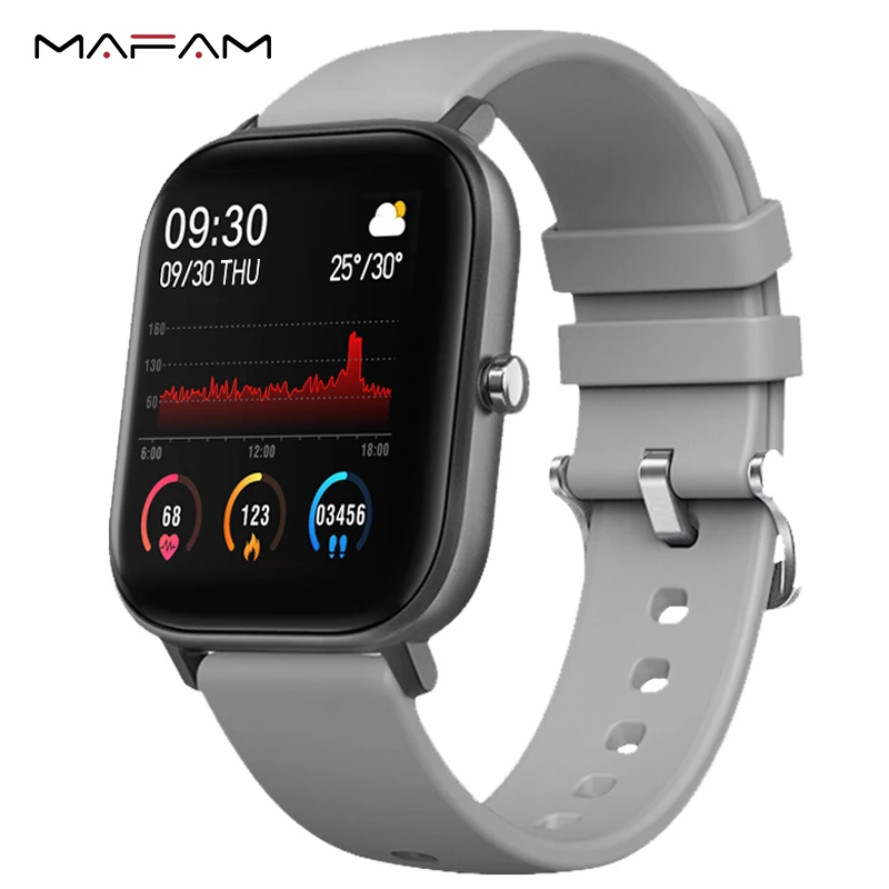 Смарт часы MAFAM P8 для мужчин и женщин монитор сердечного ритма артериального