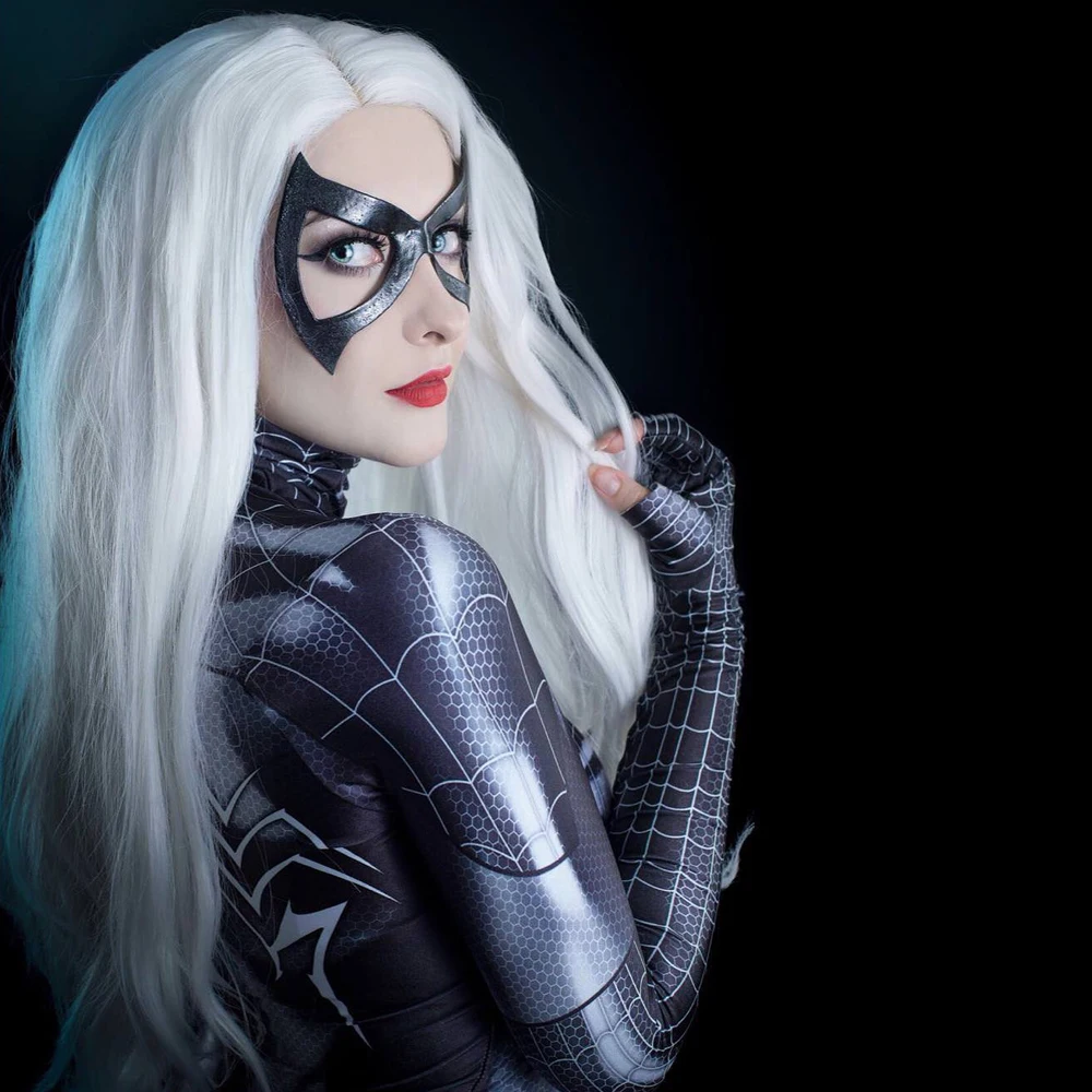 2020 косплей костюм паука Zentai аниме супергерой 3D печать женский комбинезон Gwen Stacy