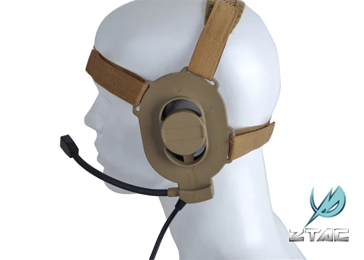 Z-TAC Softair Earphone  for walkie-talkie Airsoft Bowman Elite II For  Hunting ipsc Arsoft Tactical Headset Adjustable Z027