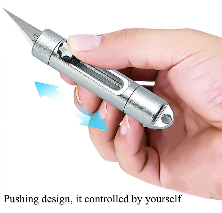 Карманный нож для маяков бумаги экспресс со съемным лезвием ключей маленький