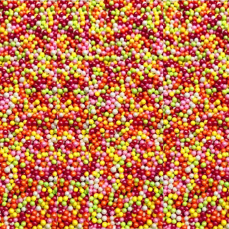 EG111 Multicolor10x2 20 г 2 мм съедобные спринклеры для украшения торта инструменты для выпечки кондитерских изделий порошок для торта помадка пищевой краситель жемчужный Золотой сахарный шар - Цвет: EG111 Multicolor10x2