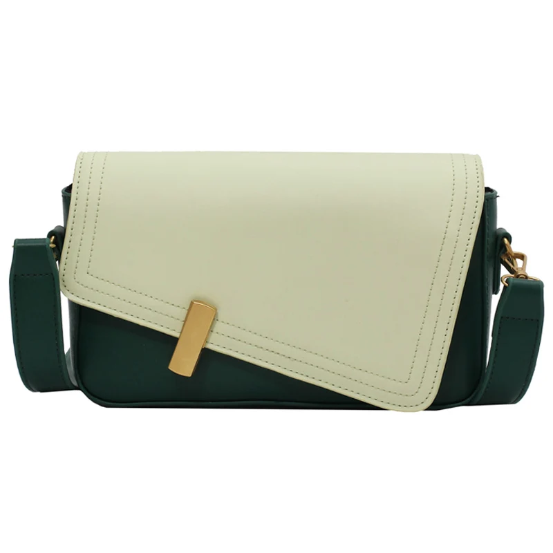 

[BXX] Simple PU Leather Crossbody Bags For Women 2021 Summer Branded Shoulder Bag Handbags Trending Luxury Travel Hand Bag HS135