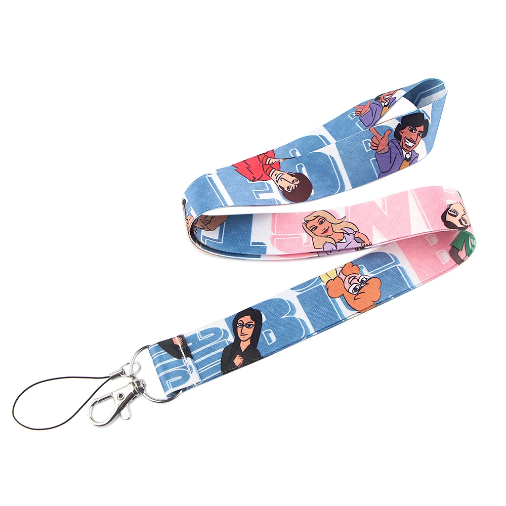 

LX504 The Big Bang Theory Lanyard Neck Strap Rope For Mobile Cell Phone ID Card Badge Holder With Keychain Keyring Cute