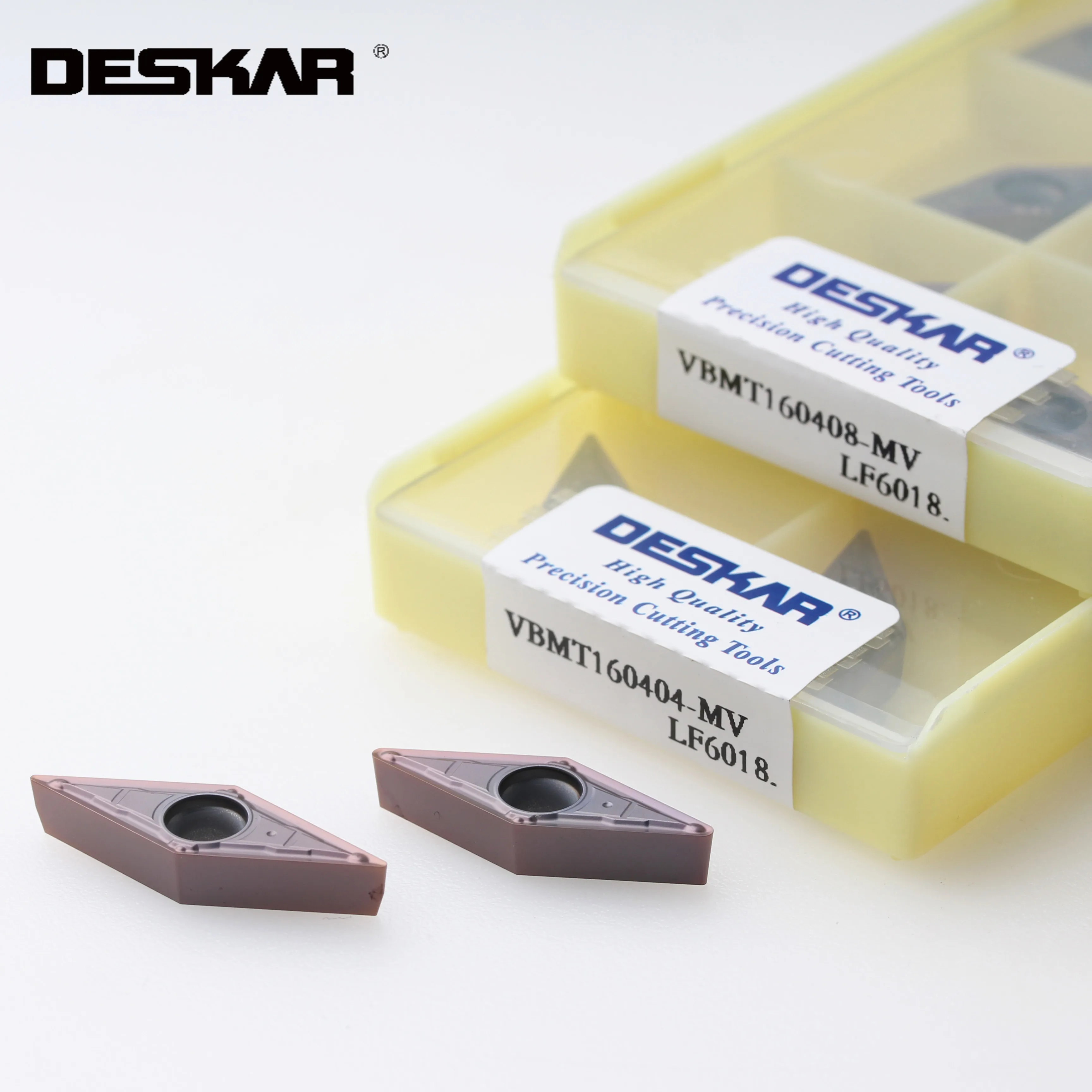 DESKAR VBMT160404 VBMT160408 MV LF6018 LF6118 Carbide Inserts CNC Lathe Cutter Cutting Tool Parts For Stainless Steel live center lathe