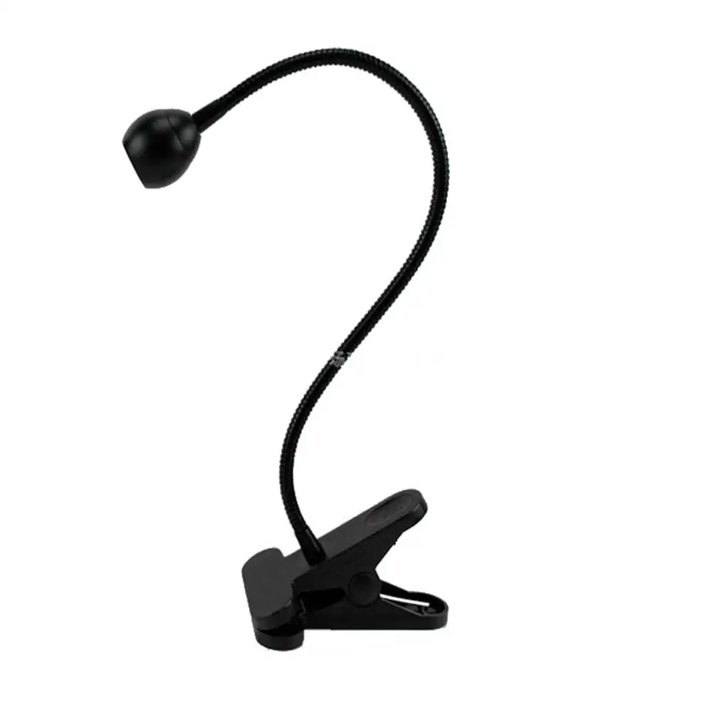 Светодиодная лампа на гибкой ножке USB-светильник для чтения с держателем клипсе