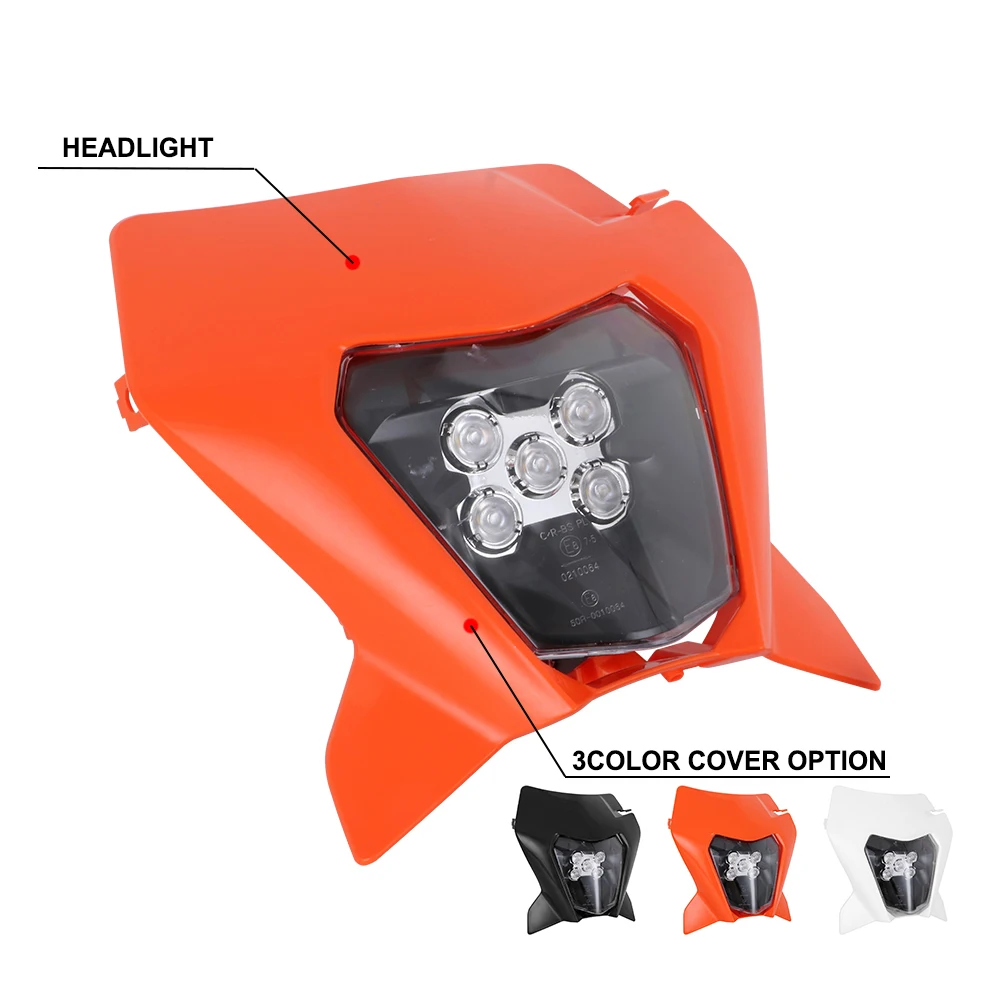 

Головной светильник Универсальные фары для мотоциклов KTM SX EXC EXCF SX SXF XC XCW XCF XCFW 125 200 250 300 350 450 500 525 с регулировкой головной светильник