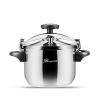 household explosion proof design 304 thickend stainless steel pressure cooker commercial large capacity press pot stew pan