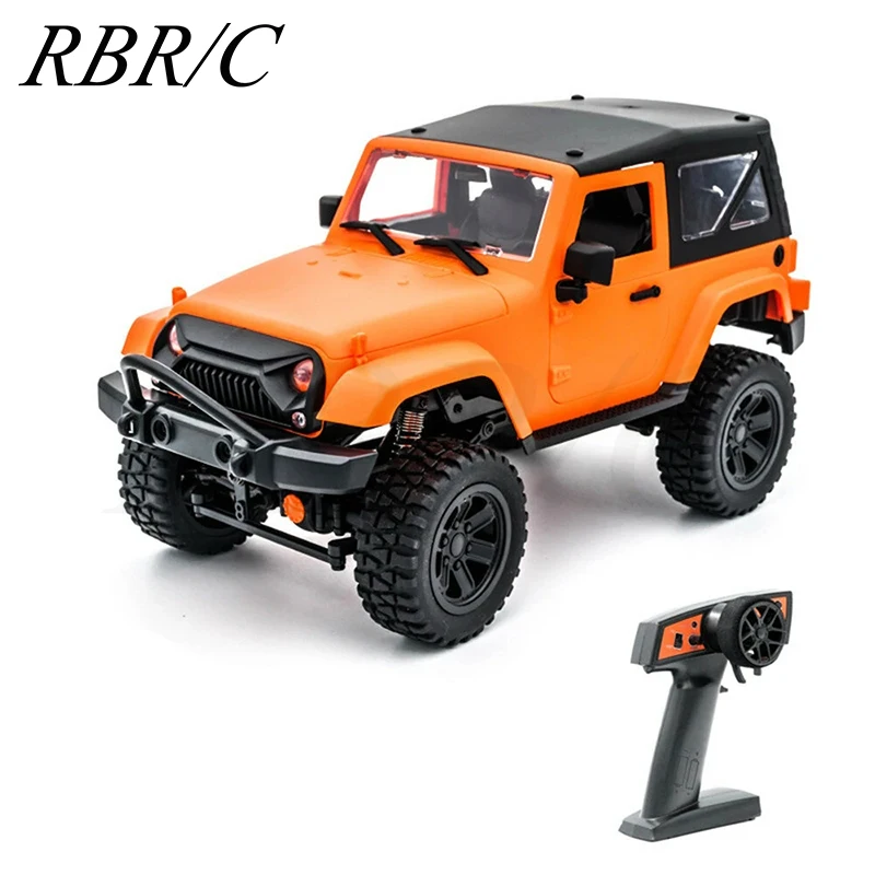 

RBR/C F1 F2 1/14 RC Remote Control Car 2.4G 4WD Off-Road RC Vehicles With LED Light Climbing Jeep RC Truck RTR Model Boy Toys