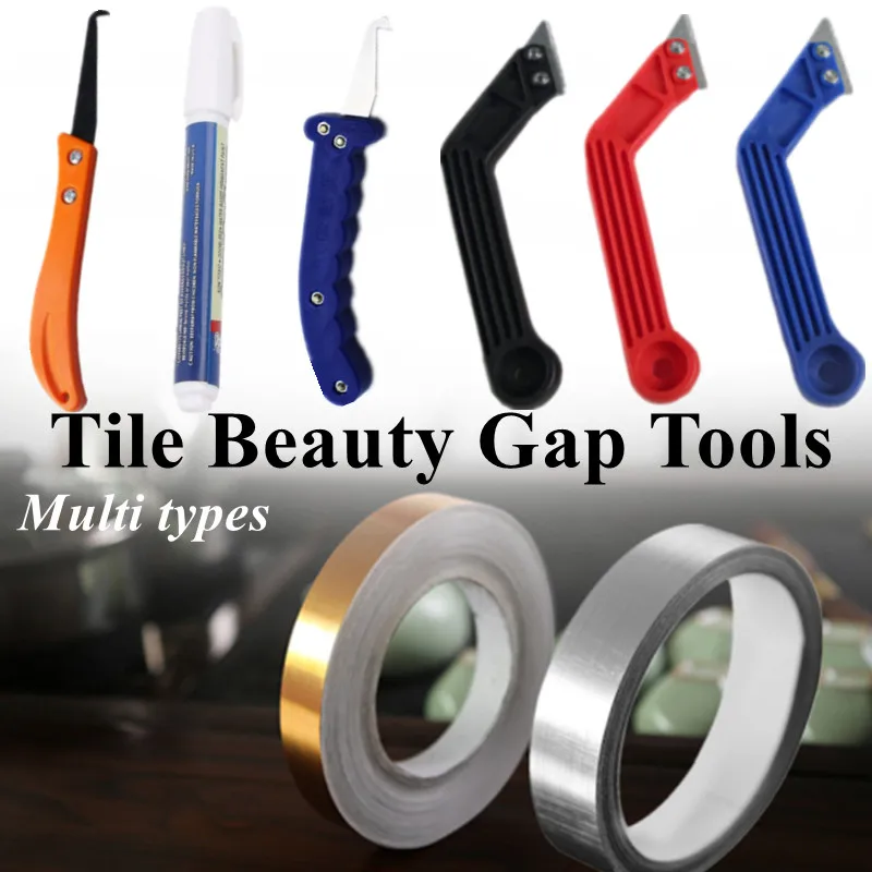

50M Tape Professional Home Floor Caulking Stainless Steel Pressure Seam Steel Ball Tile Gap Cleaning Repair Tool Gadget Putty