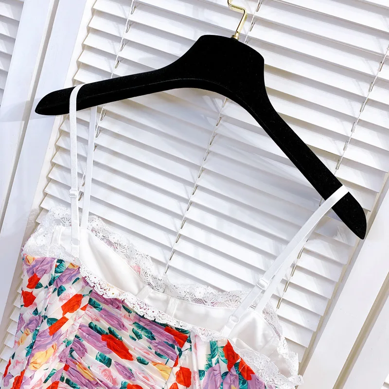 

Summer New Sexy Colorful Striped Lace Decoration Thin Strap Vest Women Backless Sleeveless Inner Bottoming Short Top