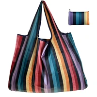 large reusable grocery store green shopping bag 50 pound handbag foldable ladies shoulder bag washable handbag 2021