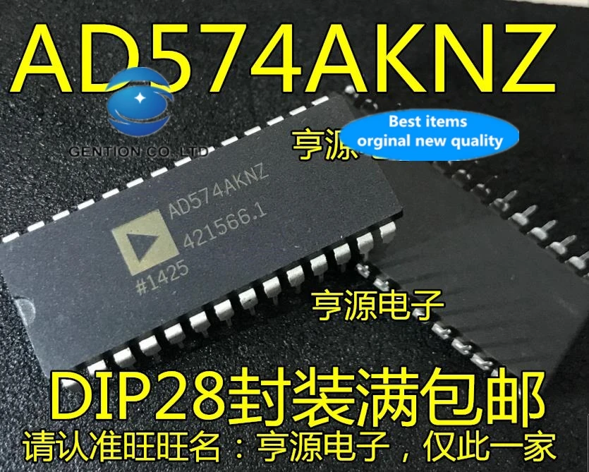 

Новинка 100%, оригинальный преобразователь 28 AD AD574 AD574AKN AD574AKNZ DIP-чипы интегральной схемы, 2 шт.