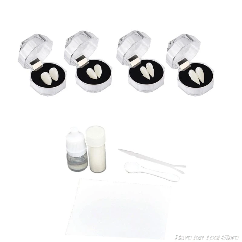 Костюм для вечеринки на Хэллоуин взрослых и детей ужасное платье клыки вампира с