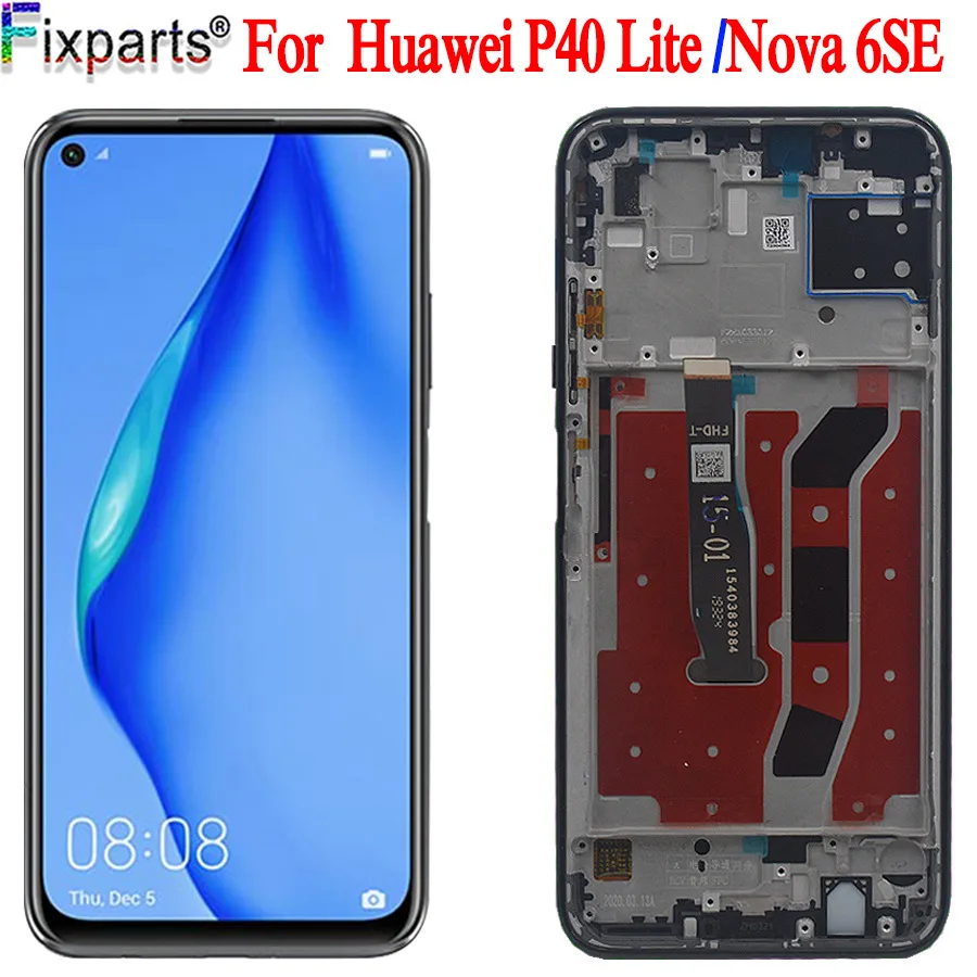 Оригинальный ЖК дисплей для Huawei p40 lite P40 сенсорный экран с дигитайзером в сборе 6 4