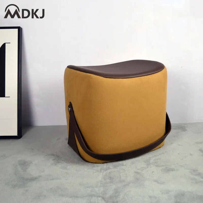 Диван для стула из микрофибры и кашемира Портативный Табурет табурет ног | Мебель