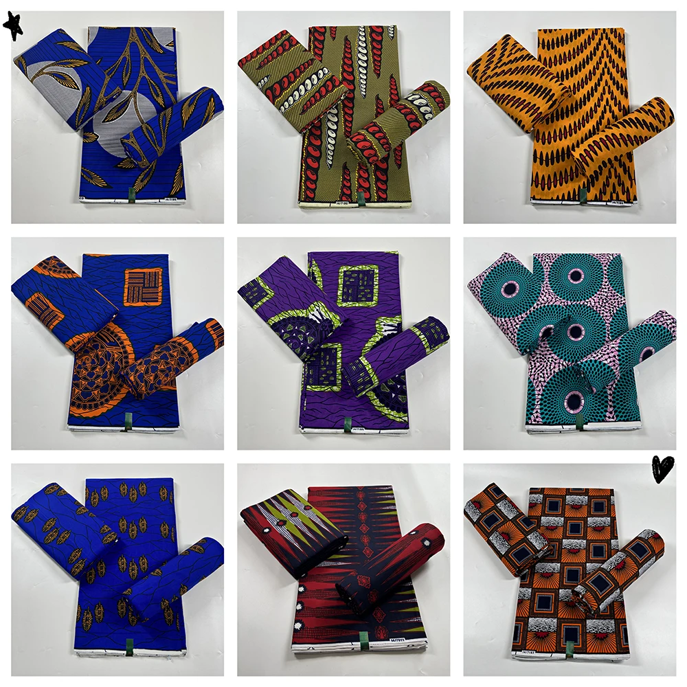 

Guaranteed Veritable Soft 100% Cotton African Real Wax Prints Fabric Ankara Wax Nigeria Batik Wax For Women Dress