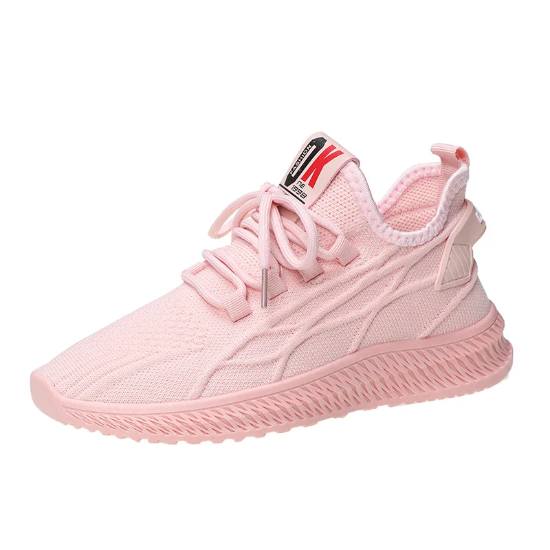 

Women Running Shoes 2022 New Brand Sneakers Lady Girl Breathable Sports Light Soft Female Jogging Trainers Pink