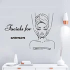 Красивая фраза Beauty Spa виниловая настенная наклейка для парикмахерской Женская художественная наклейка Настенные обои наклейки для девушек и спален Настенная Наклейка LW571