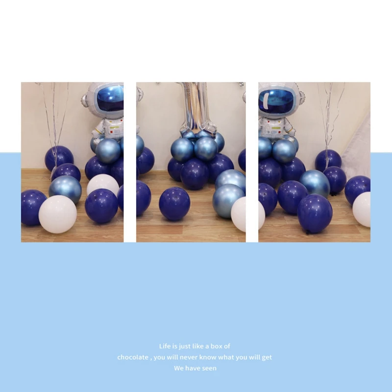 

Outer Space Party Rocket Astronaut Foil Balloons Galaxy Theme Party Boy Birthday Party Decoration Air Globals Kids