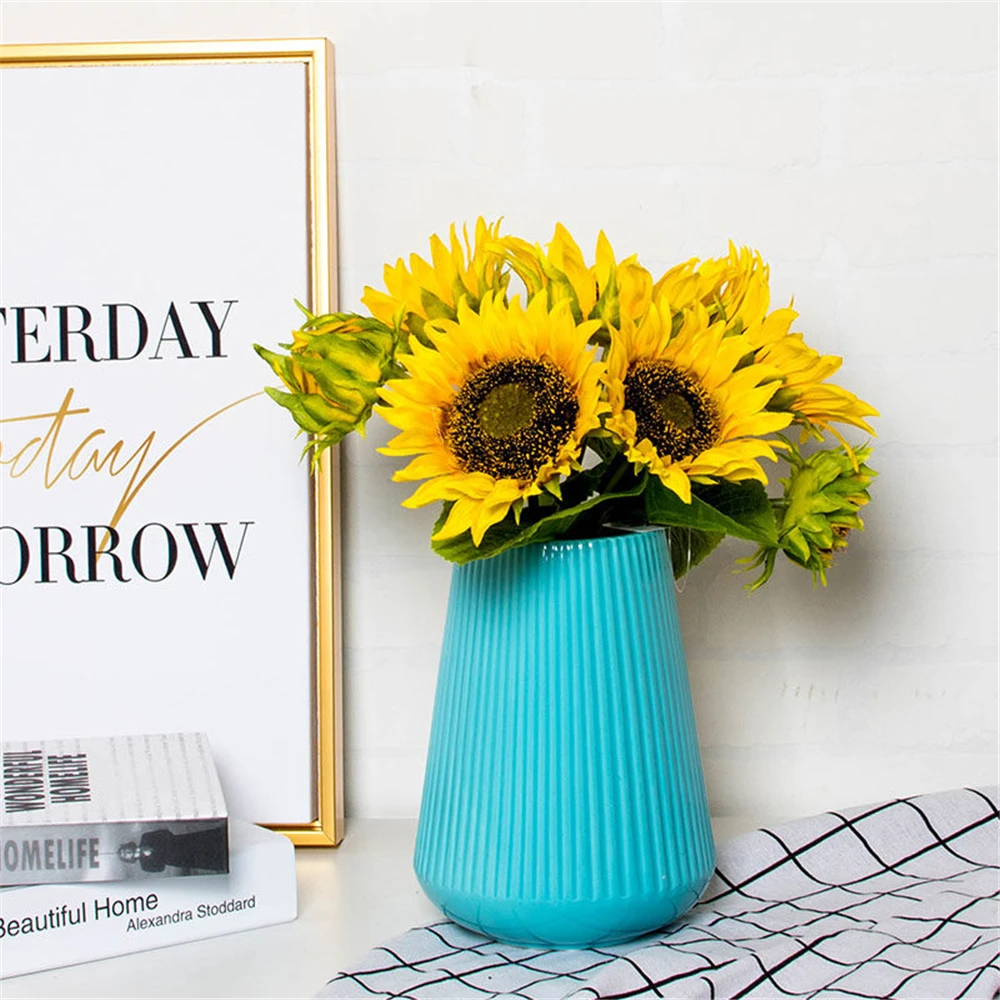 B LIFE синий Керамика вазы современный элегантные домашние декоративные для цветов