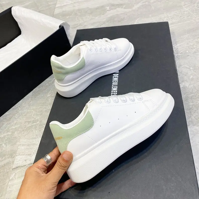 

Fashion White Shoes Women's Thick-Soled Spring And Autumn New Style Increased Comfort And Versatile Trend Casual Sports Shoes
