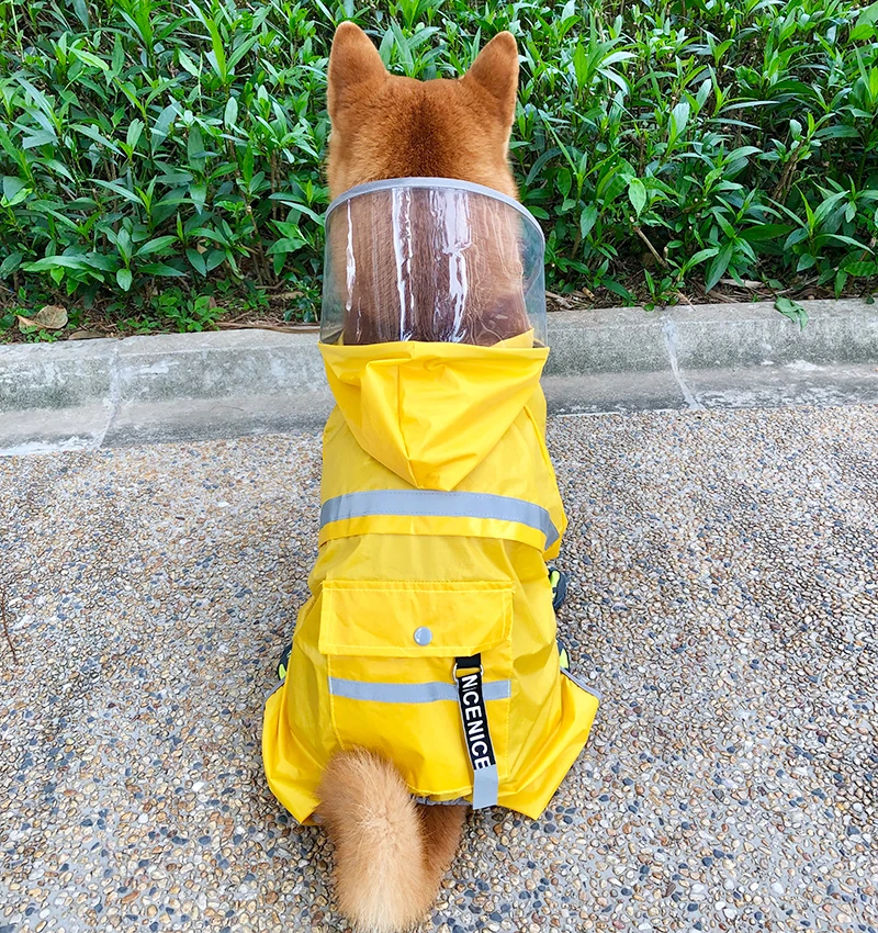Одежда дождевая собака дождевик водонепроницаемая куртка слиток плюшевый мишка
