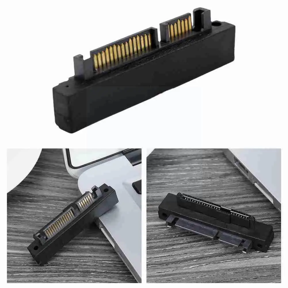 

90 Degree Angle 22pin Sata Male To 22pin Sas Female Extension Converter Hard Hdd Adapter To Port Sas Port Disk Drive Sas Sa W5q5