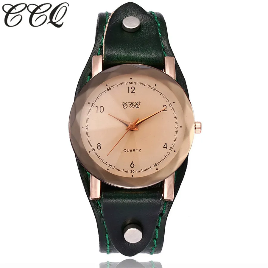 

Vintage watch for men Geneva Mens Wrist Watch Sport Orange Genuine Cowhide Strap Digital Men's Quartz Watch relojes para hombre