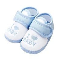 new baby cotton non slip baby toddler shoes heart shaped design shoes suitable for 0 2 years old baby adjustable shoes
