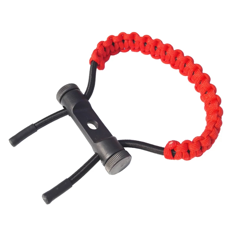 1 шт. стрельба из лука соединение лук слинг регулируемый ремень на запястье