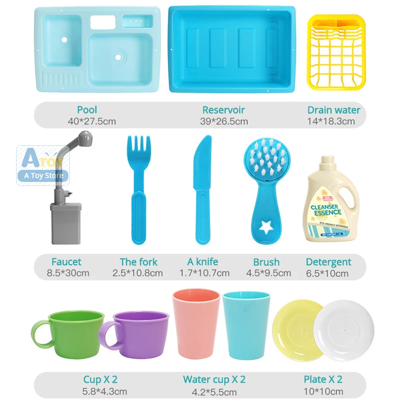 Игрушка для ролевых игр кухонные игрушки имитация посудомоечной машины