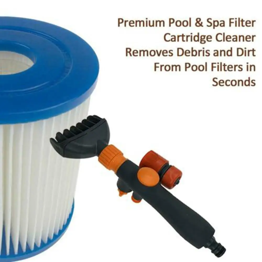 

Filter Jet Cleaner cleaning brush Wand Cartridge Removes Debris Dirt Handheld Cleaners for Pool Hot Tub Spa Water Hogard CD