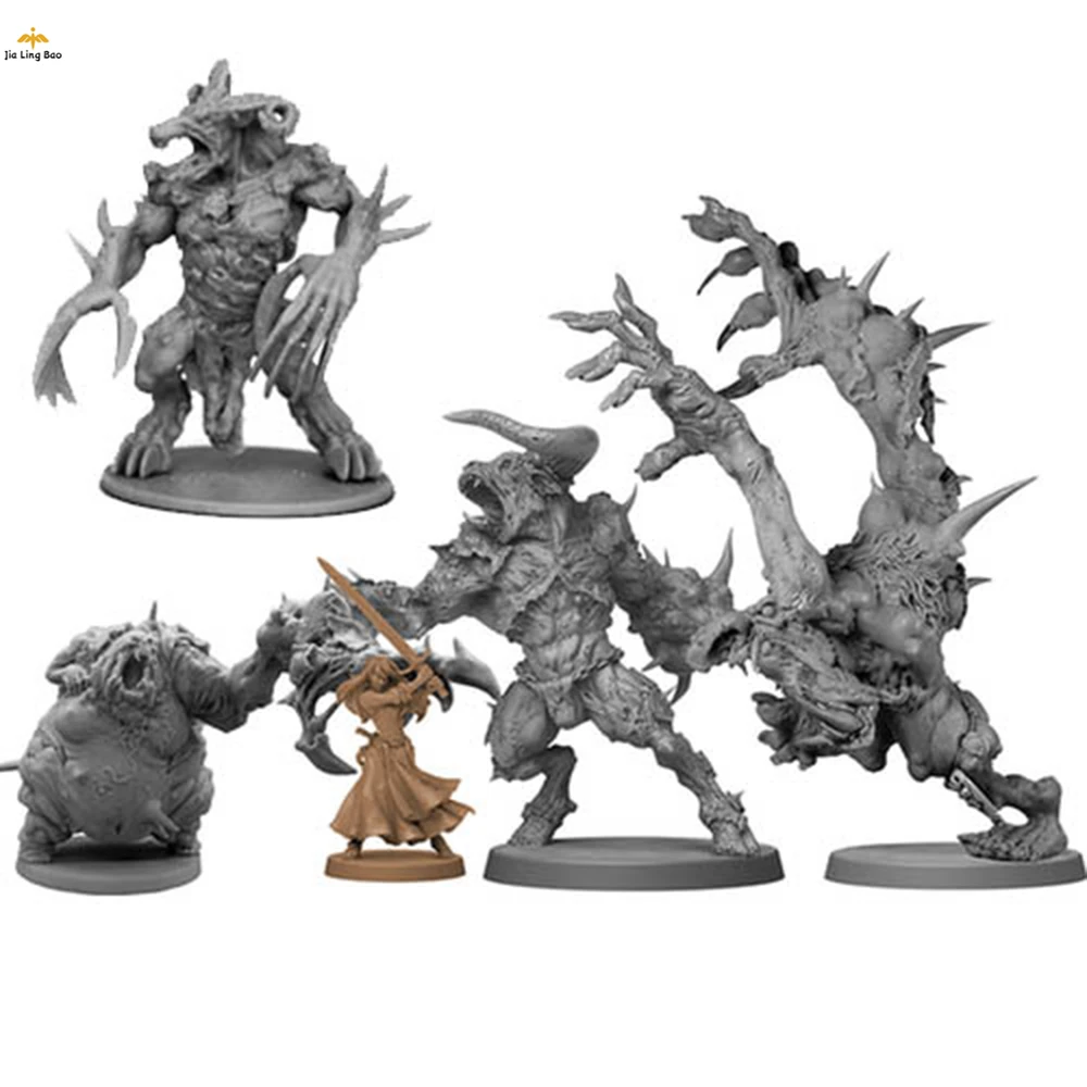 Zombicide миниатюры фигурки Неокрашенная модель Diy Kit Расширенный BOSS Настольная игра