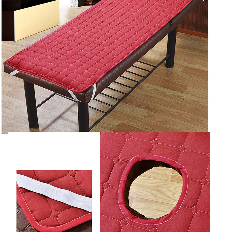 Solid Beauty Salon Massage Table Bed Sheet Skin-Friendly SPA Treatment Cover with Breath Hole 185*70cm | Дом и сад