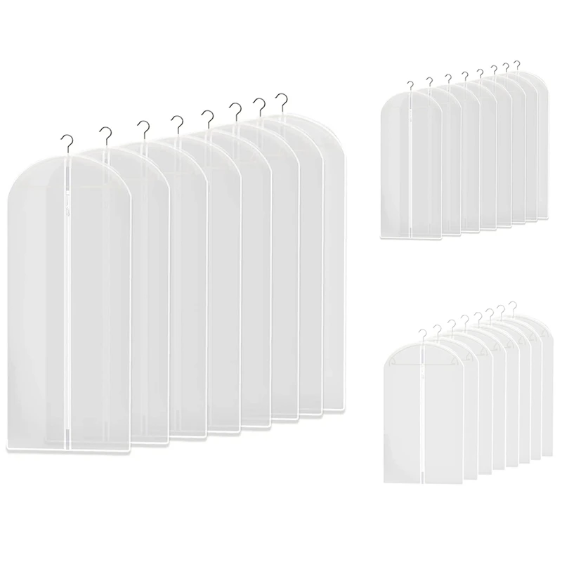 

Hanging Garment Bags Lightweight Suit Bags, Garment Bags For Hanging Clothes, Garment Cover 8 Pieces