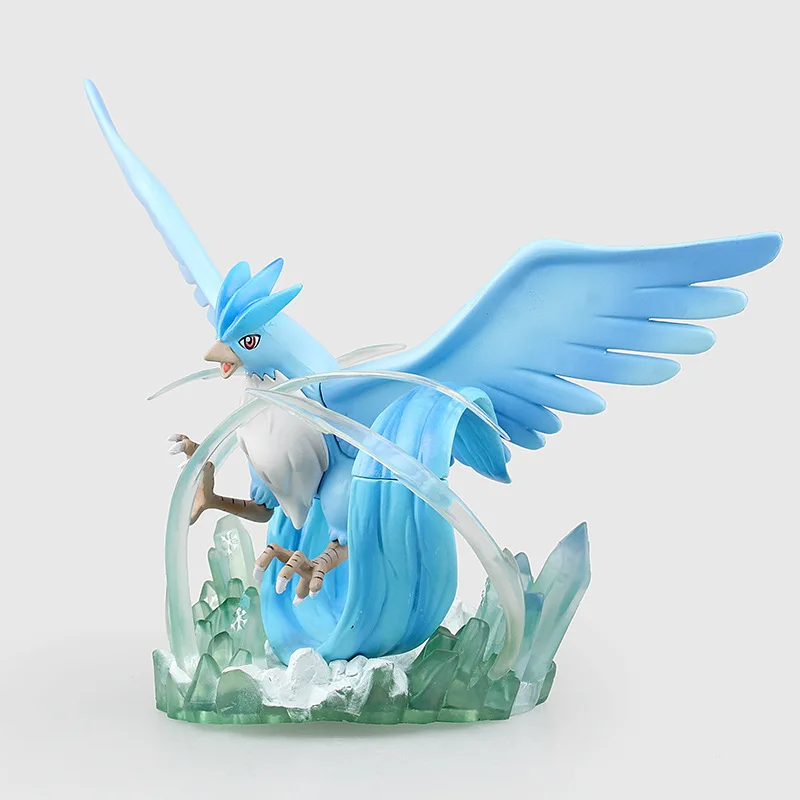 Японская аниме фигурка покемона Articuno Коллекционная модель игрушки ручной работы