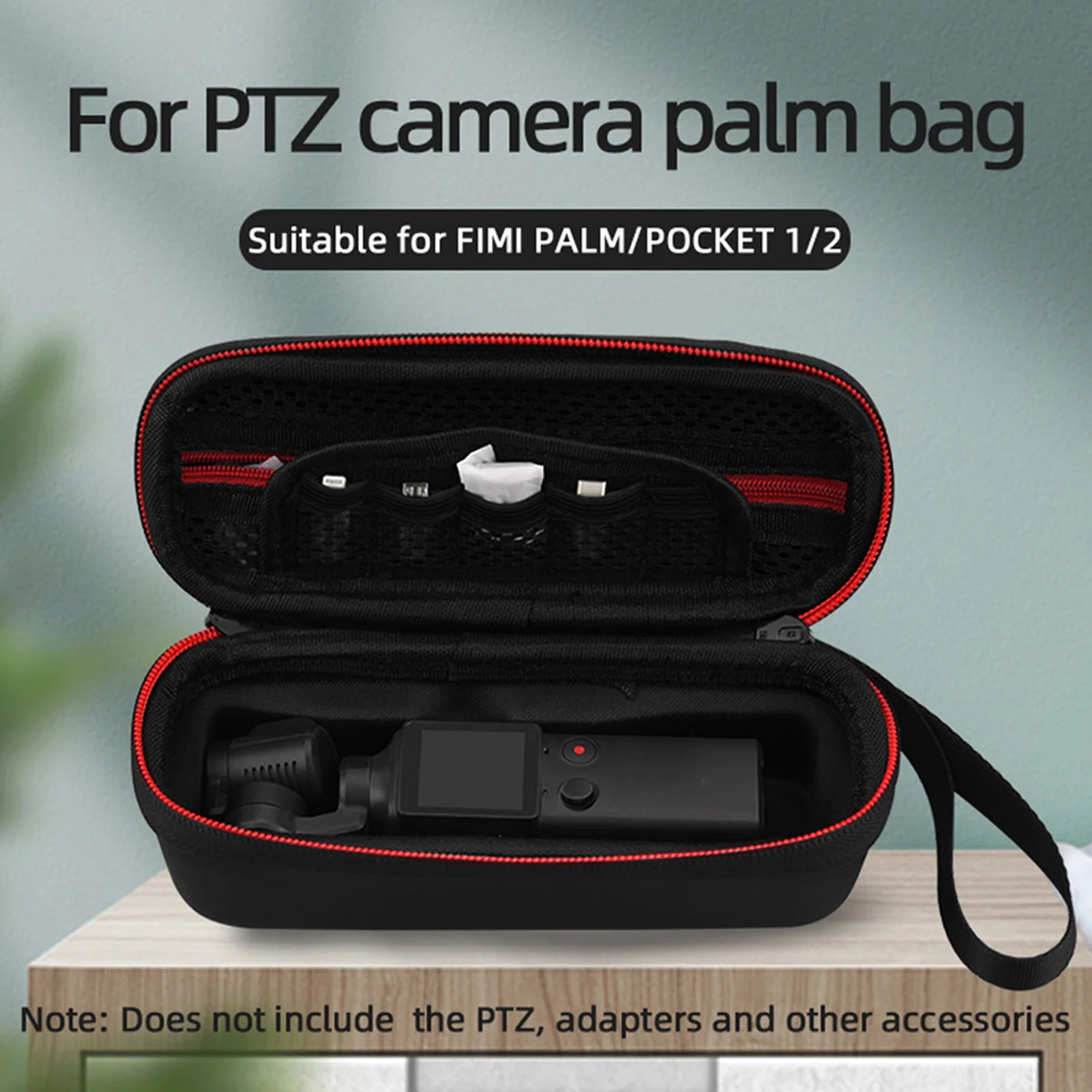 

BRDRC Universal Portable PU Leather Storage Protective Hard Case Travel Carrying Bag for DJI Osmo Pocket 1 2 FIMI Palm