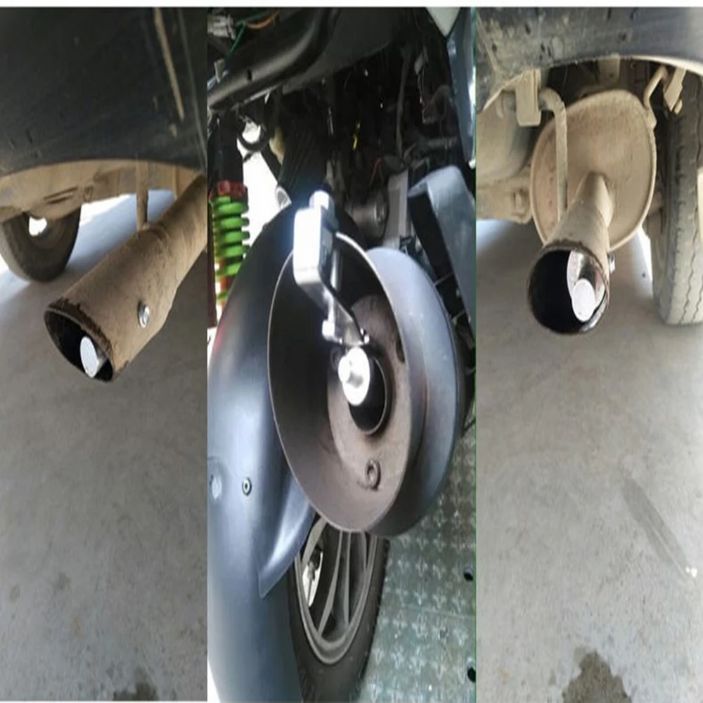

Motorbike Car Exhaust Fake Turbo Whistle Pipe Sound Muffler Blow Off Valve Universal Simulator Whistler Auto Accessories