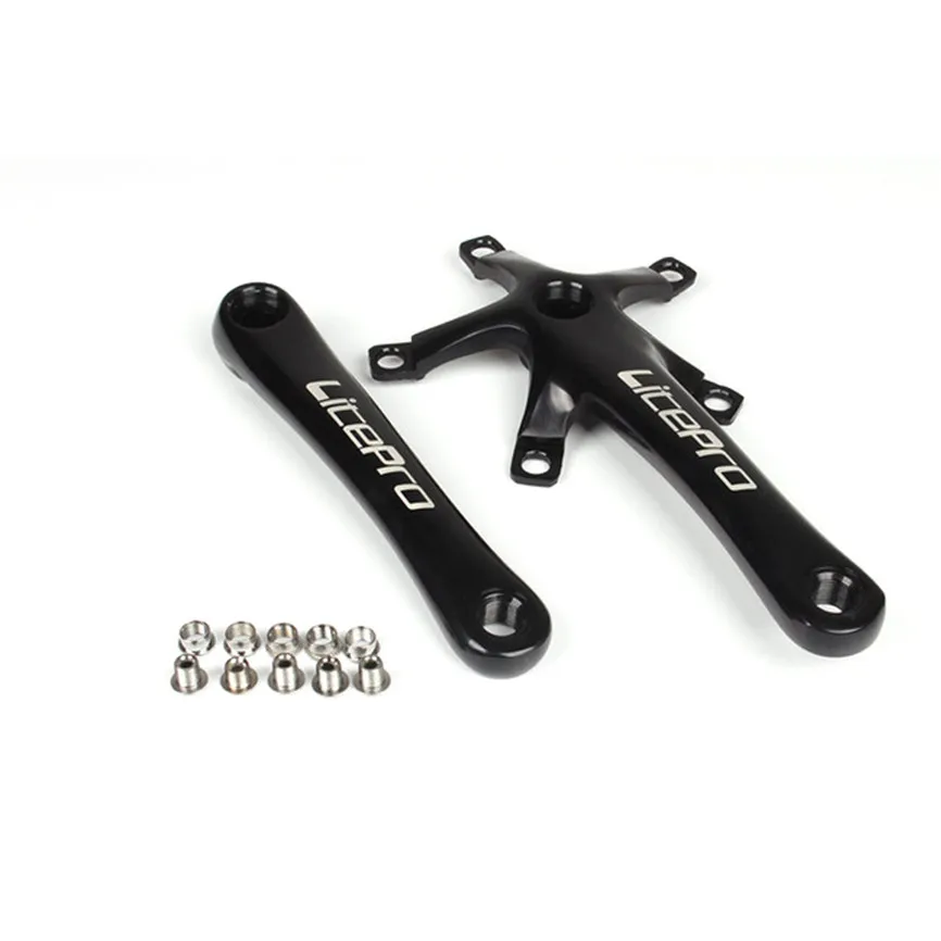 Велосипедный шатун Litepro LP складной из алюминиевого сплава 170 мм|Шатун и передняя