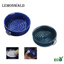 Lemonald – ciseaux en céramique pour hommes, manche antidérapant, lune Large, grande capacité, brosse à rasage, bol sûr, mise à l'échelle plus facile