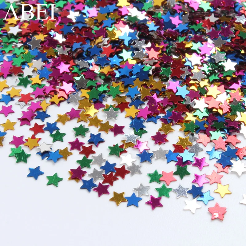 50 г/лот блестки со звездами россыпью сделай сам свадьба вечеринка скрапбукинг