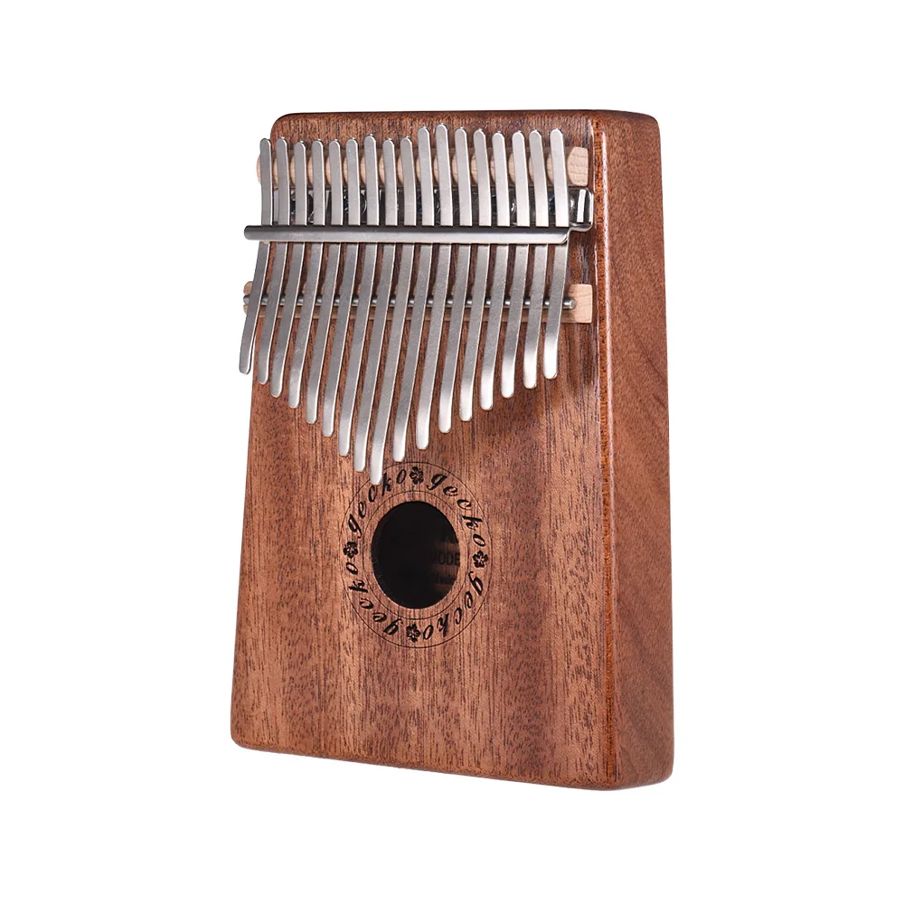 As picture GECKO K17M 17-клавишным Kalimba игрушечное пианино Mbira из красного дерева во внутренней структуре используется натуральное дерево с сумкой для переноски хранения чехол для тюнинга музыкальная книга наклейки - Цвет: As picture