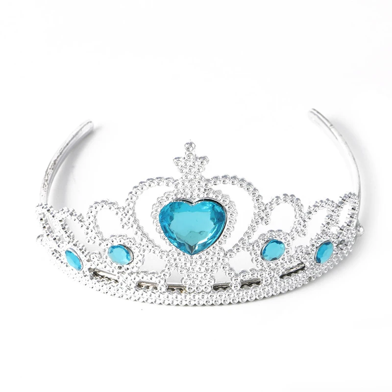 С изображением Эльзы из мультфильма Холодное сердце Анны тиара принцессы парик с