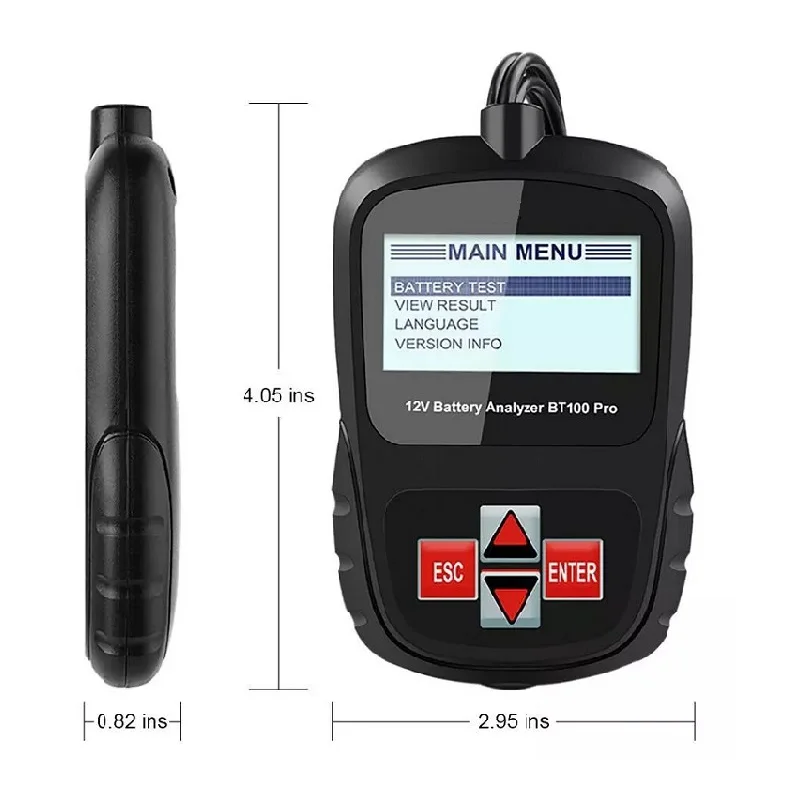 Тестер автомобильного аккумулятора FOXWELL BT100 PRO 6 в 12 В для утопленного AGM GEL от 100 до