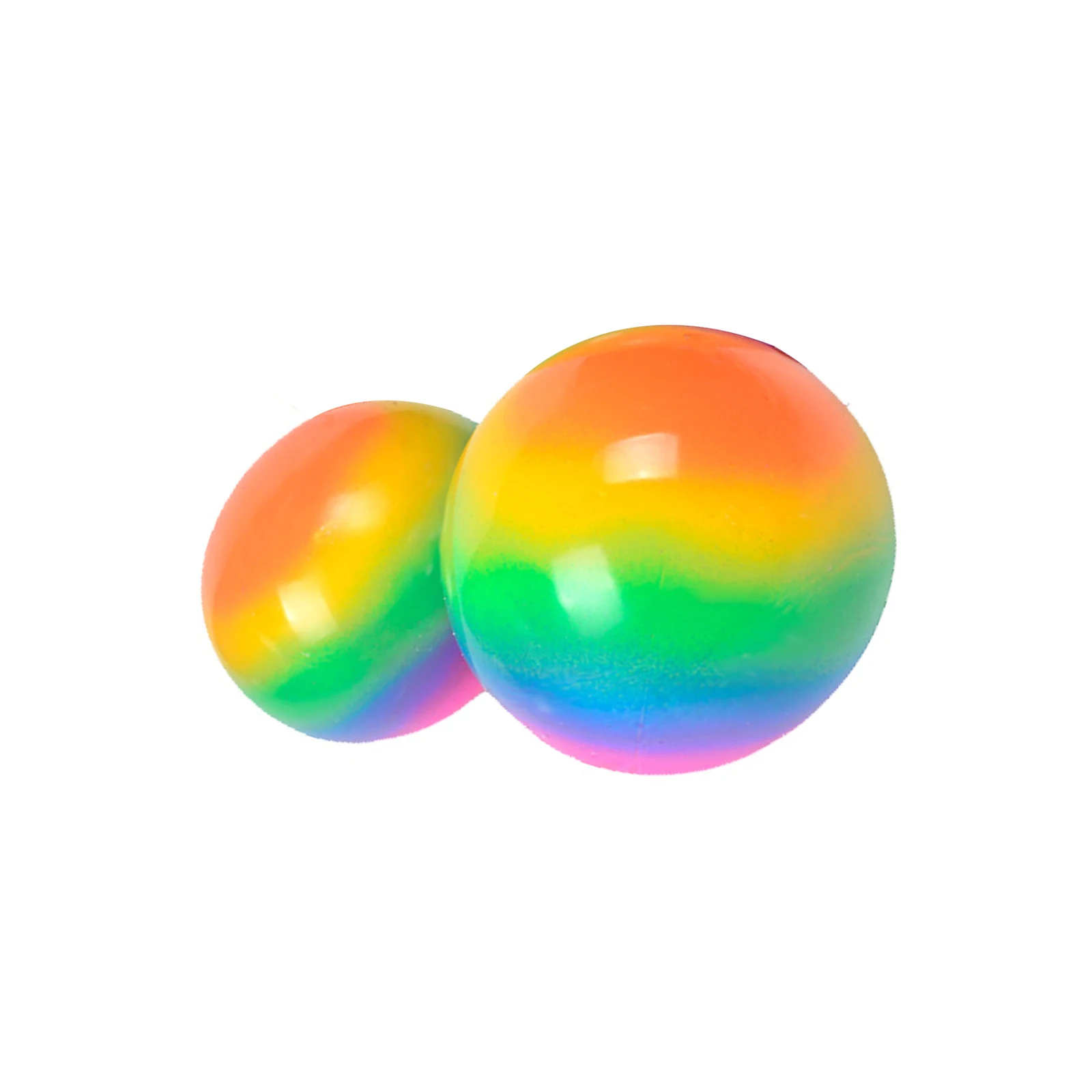 

2pcs Kids Non-Toxic Color Sensory Toy Office Stress Ball Pressure Ball Stress Reliever Toy Slow Rising Stress Relief Squeeze Toy