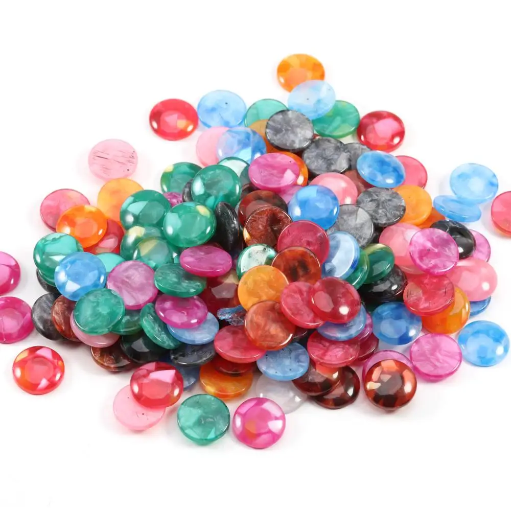 Круглые бусины из смолы кабошон диаметр 10 12 мм 30 шт./лот | Бусины