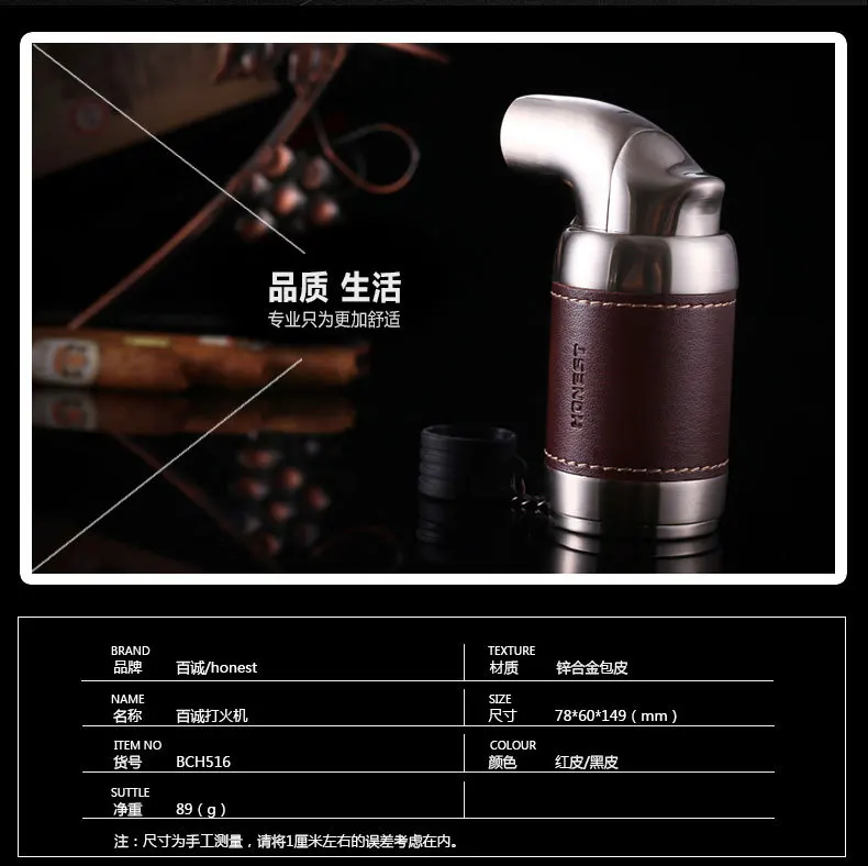 2019 Новый факел турбо Зажигалка металлическая Бутановая газовая сигарета 1300 C